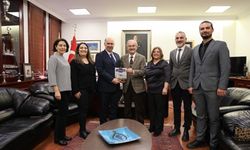 Meslek odaları ve derneklerden Büyükerşen'e ziyaret