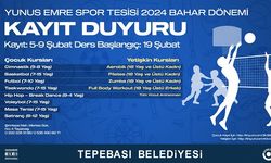 Yunus Emre Spor Tesisleri’nde Bahar Dönemi kayıtları başladı