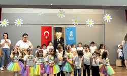 Tepebaşı minikleri karnelerini aldı