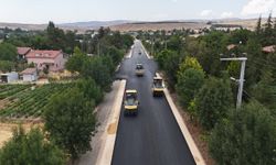 Keskin Mahallesi yolu yenileniyor