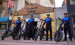 Elektrikli bisikletli zabıta ekibi göreve başladı