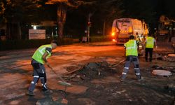 Şehir uyurken 21 cadde yenilendi