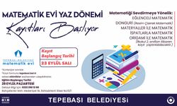 Matematik Evi kayıtları başlıyor!