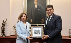 Demokrat Parti Lideri Uysal'dan Başkan Ünlüce'ye ziyaret