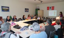 Belde evi kursiyerlerine kadın sağlığı anlatıldı