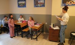 Çocuklar Bahriye Üçok'ta LGS'ye hazırlanıyor