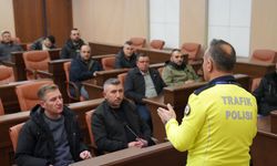 Emniyetten belediye personeline güvenli sürüş eğitimi