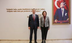 Başkan Akın'dan Başkan Ünlüce'ye ziyaret