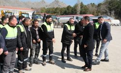 Başkan Dökmeci, belediye personeliyle bayramlaştı