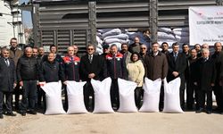 90 üreticiye 38 ton nohut tohumu dağıtıldı