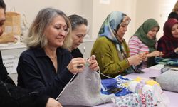 Kadınlardan örgü atölyesine yoğun ilgi