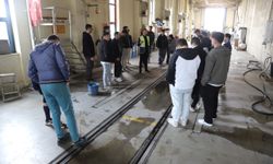 Ulaşımtırma MYO öğrencileri ESTRAM'ı ziyaret etti