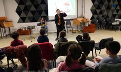 Çocuklar enstrümanları yakından tanıdı