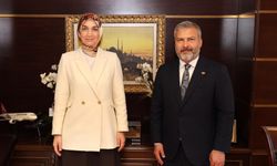Rektör Adıgüzel'den Bakan Yardımcısı Kübra Güran Yiğitbaşı’na ziyaret