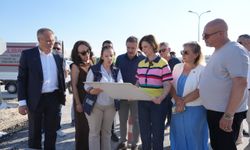 Başkan Ünlüce, yol çalışmalarını yerinde inceledi