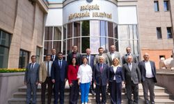 Esnaf ve Sanatkârlar Odaları Birliği'nden Başkan Ünlüce'ye ziyaret