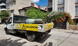 Odunpazarı'nda cadde ve sokaklar aralıksız ilaçlanıyor