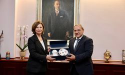 Azerbaycanlı heyetten Başkan Ünlüce'ye ziyaret
