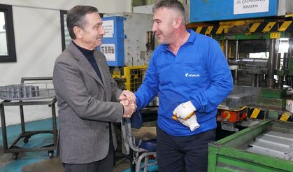 Başkan Ataç'tan firmalara ziyaret