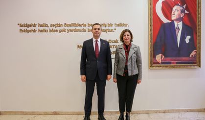 Başkan Akın'dan Başkan Ünlüce'ye ziyaret