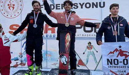 Eskişehirli sporculardan Snowboard Şampiyonasında büyük başarı