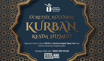 Tepebaşı'nda kesim alanı hazır