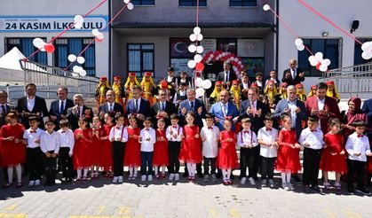 24 Kasım İlkokulu törenle hizmete açıldı