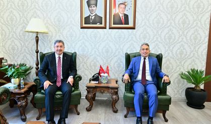 Başsavcı Ferhat Deniz, Vali Yılmaz'ı ziyaret etti