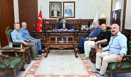 Vali Yılmaz, Başkan Durukan ve yönetimini ağırladı