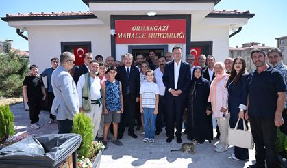 Orhangazi Mahalle Muhtarlığı, yenilenen binasıyla hizmete açıldı