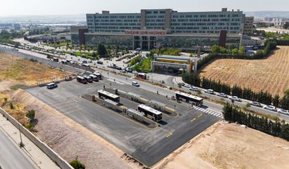 Şehir Hastanesi toplu taşıma durakları düzenlendi