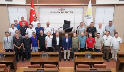 Amatör spor kulüplerinin temsilcileri Başkan Ataç'la buluştu