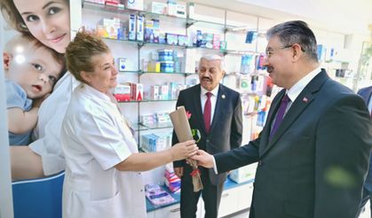 Vali Yılmaz'dan Eczacılar Günü ziyaretleri