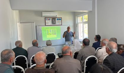 Zeytin üreticilerine uygulamalı eğitim