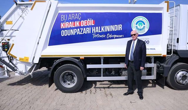 Odunpazarı'ndan önemli adım! 10 yeni çöp kamyonu hizmete alındı