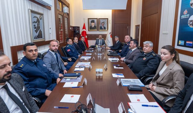 Kent güvenliği konuşuldu, çalışmalar değerlendirildi