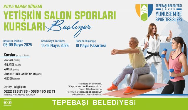 Yetişkin kurslarına kayıtlar başlıyor
