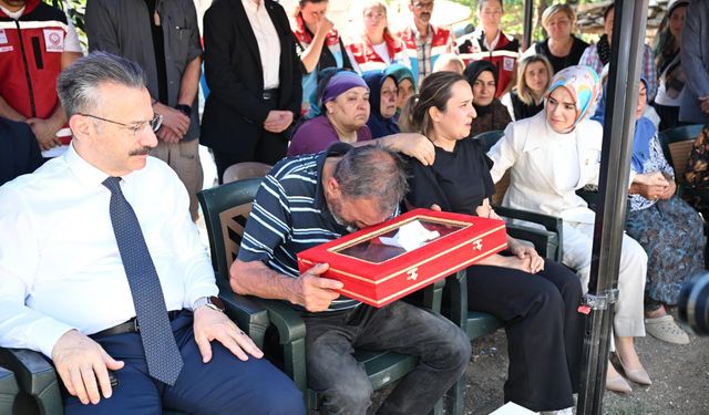 Bakan Göktaş'tan orman şehidinin ailesine başsağlığı ziyareti