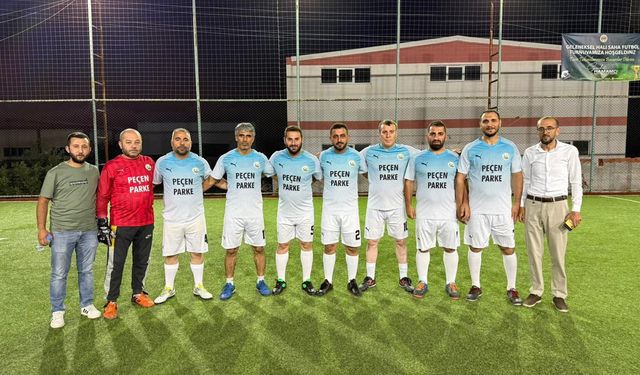 İnönü Halı Saha Futbol Turnuvası'nda anlamlı galibiyet