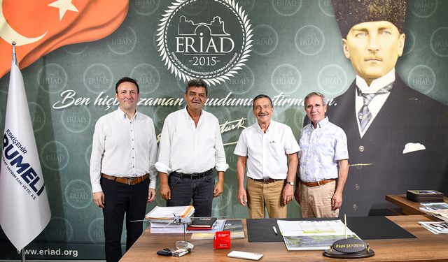 Başkan Ataç ERİAD yönetimi ile bir araya geldi