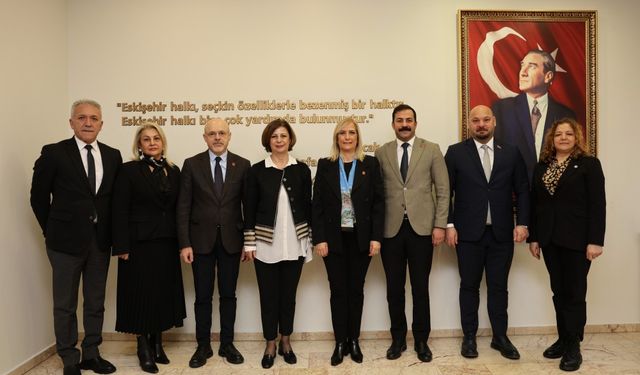 Başkan Ünlüce CHP heyetini ağırladı