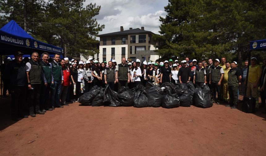 'Orman Benim' kampanyası ile 14 farklı noktada çevre temizliği yapıldı
