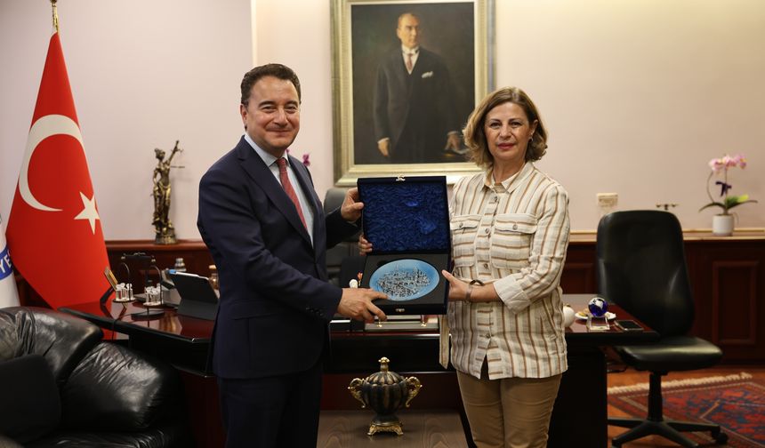 Ali Babacan'dan Ayşe Ünlüce'ye ziyaret