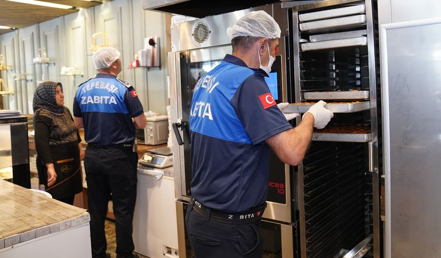 Tatlı ve kuruyemiş işletmelerine bayram denetimi
