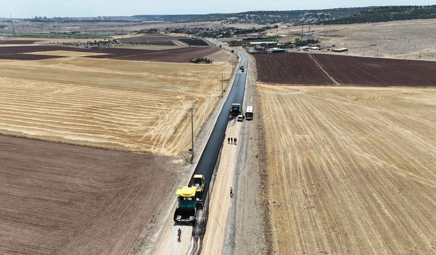 Büyükşehir yol yapımında hız kesmiyor
