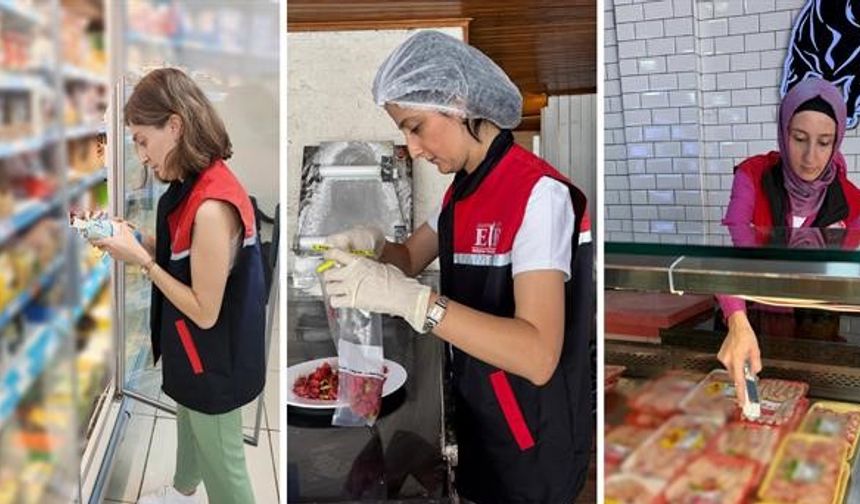 Gıda kontrollerinde uygunsuz iş yerlerine 19 milyon 200 bin lira ceza