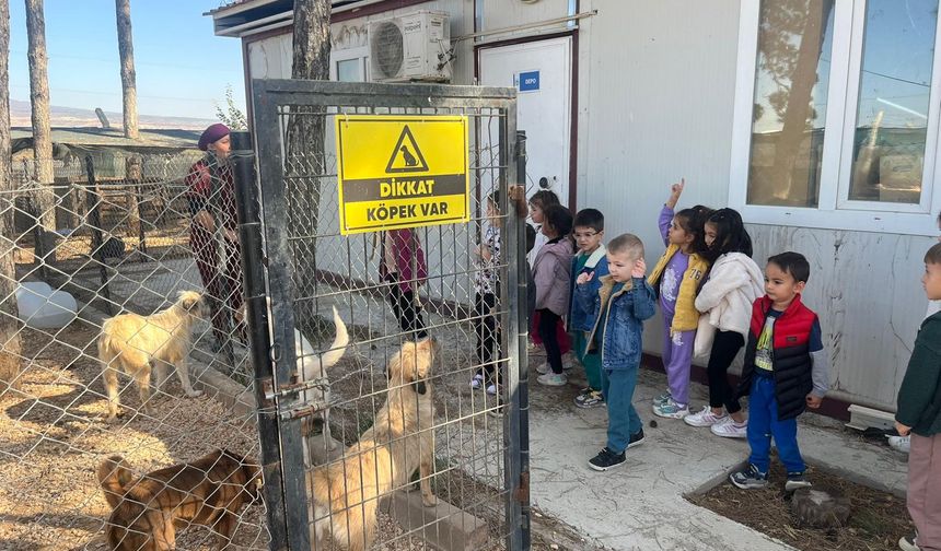 Miniklerden Hayvanları Koruma Günü'ne özel ziyaret