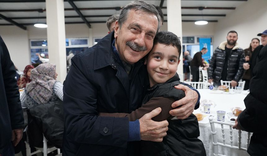 Çukurhisar'da iftar sevinci