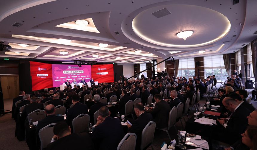 Vali Yılmaz, Ankara'da 'Valiler Buluşması'na katıldı