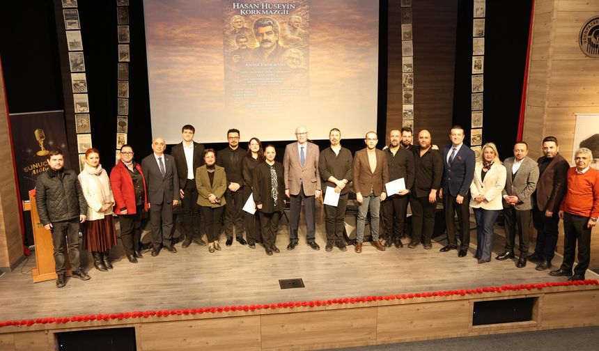 Hasan Hüseyin Korkmazgil Odunpazarı’nda anıldı